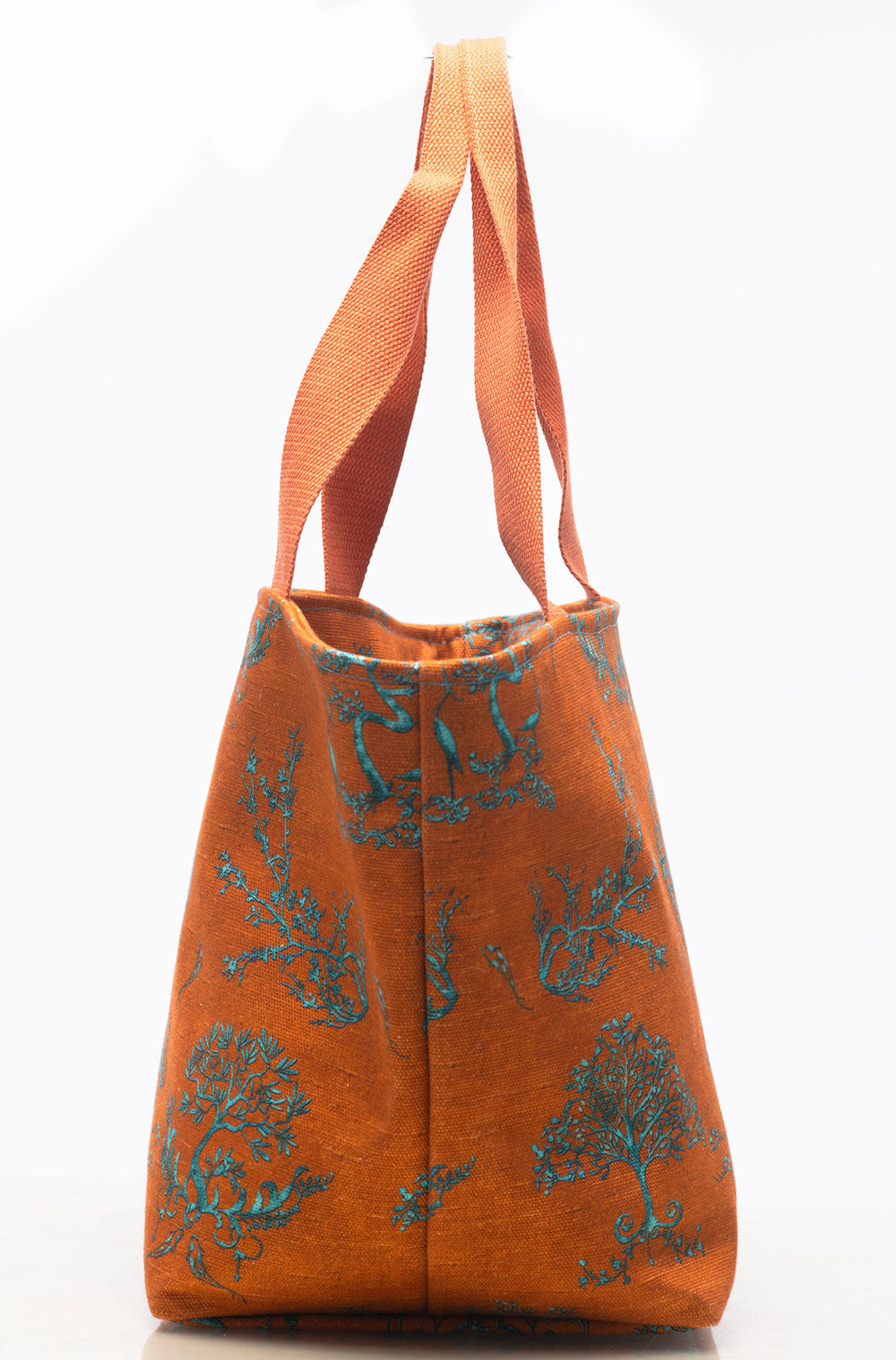 Women’s Cotton Tote Bag “St Tropez” Rusty Orange