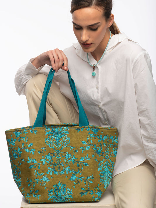 Women’s Tote Bag “St Tropez” Turquoise