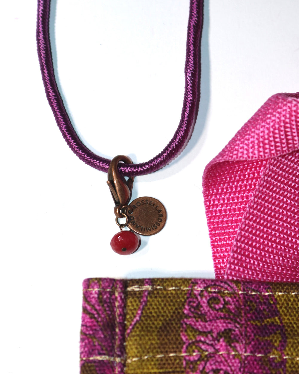 Met Tote Bag Easy Smart Bronze Fuchsia Made in Italy