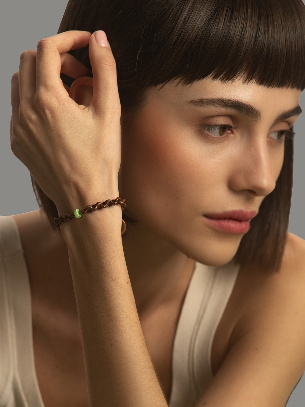 Unisex Bracelet “Saint Lucie” Howlite