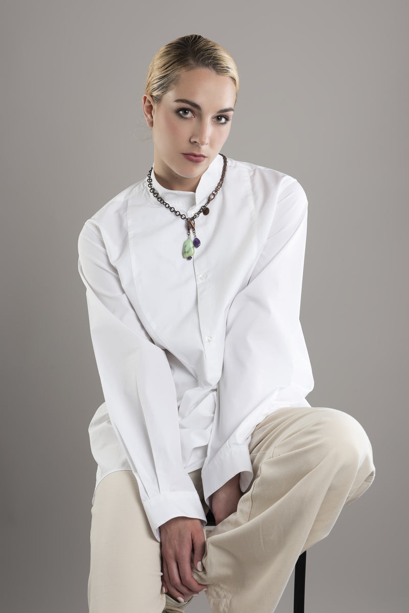 Cotton Poplin Shirt "Alfred"