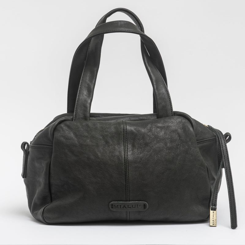 Women's Leather Bag "Betty" Verde Foresta