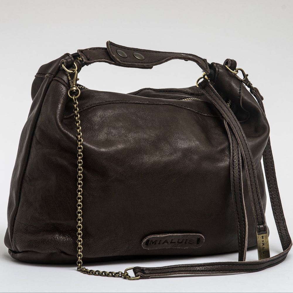 Women's Leather Bag "Marty" Cioccolato