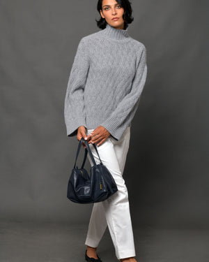 Women's Nappa Leather Duffel Bag "Bobo"