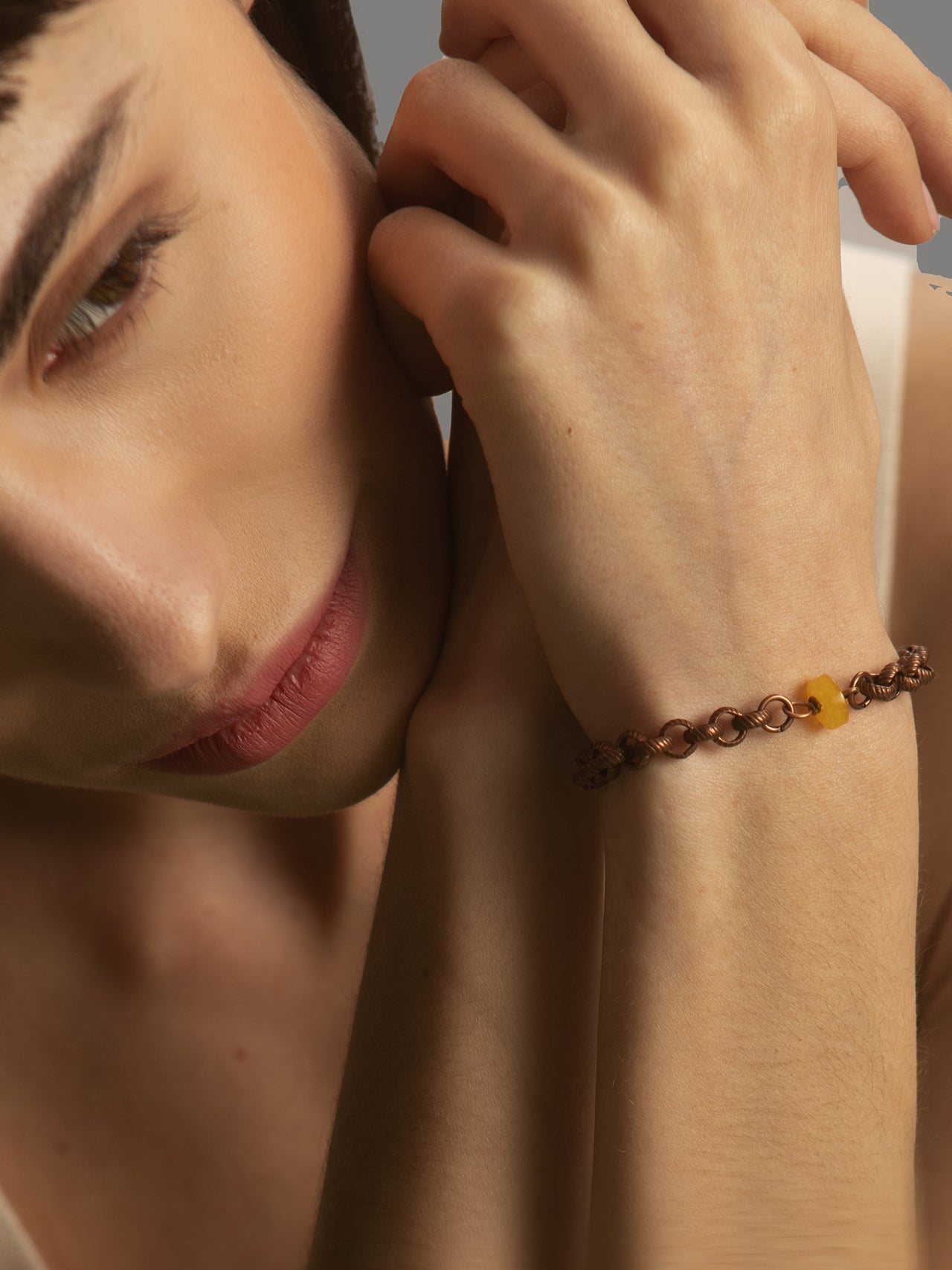 Unisex Bracelet “Tobago” Agate