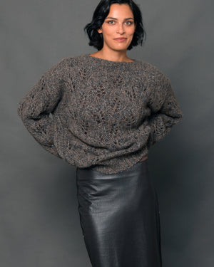 Women's Alpaca Wool Boatneck Sweater