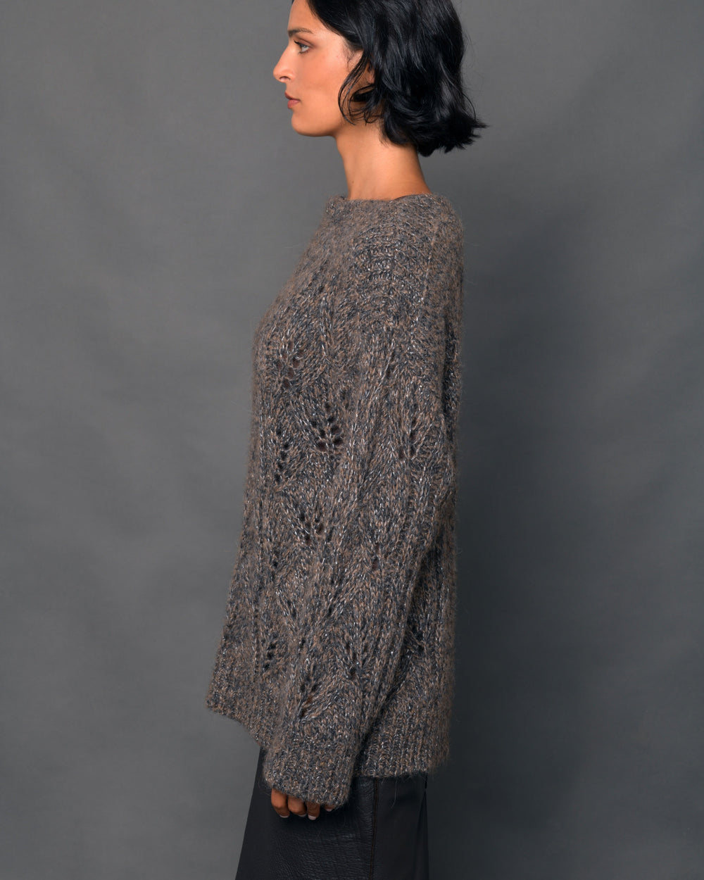 Women's Alpaca Wool Boatneck Sweater