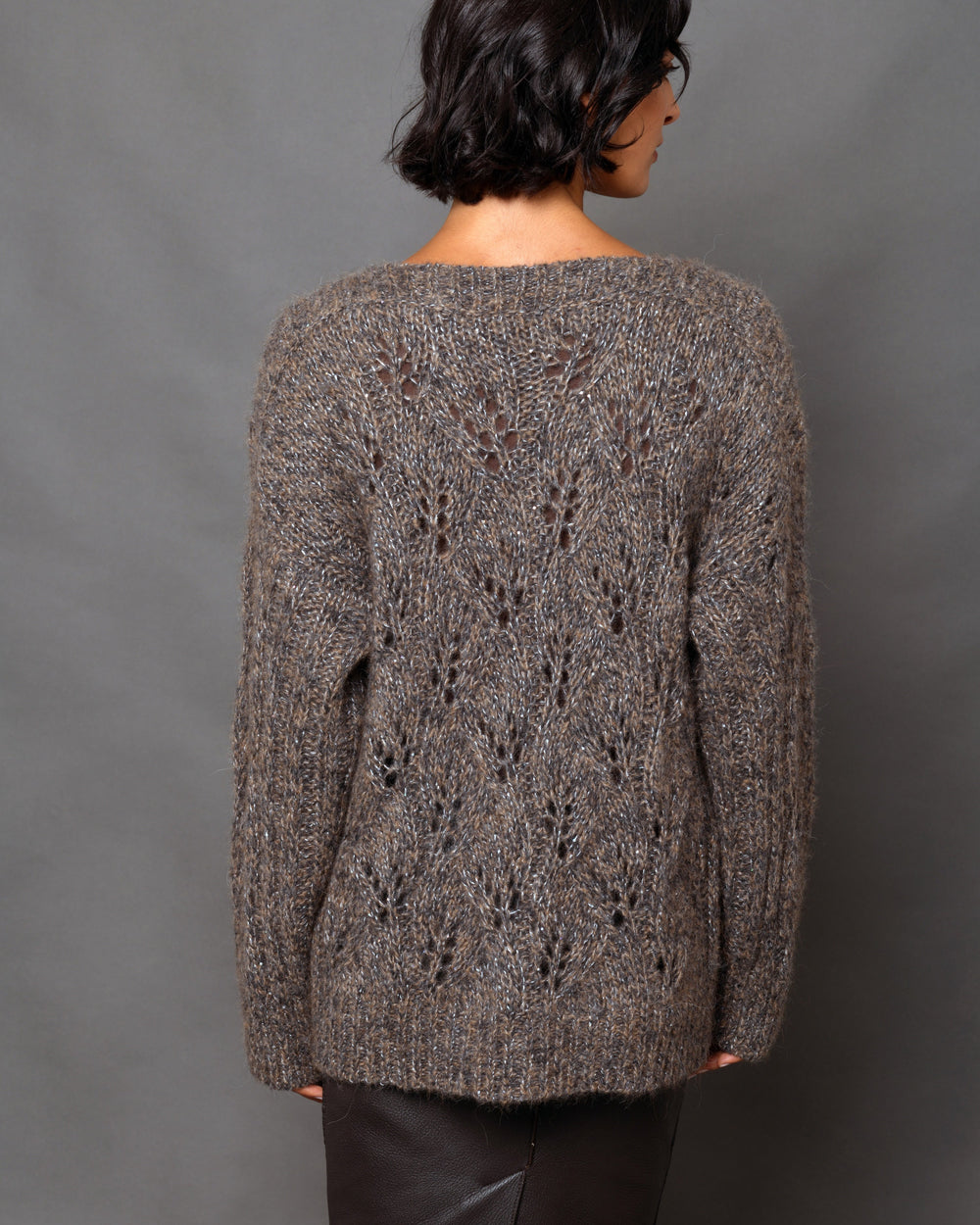 Women's Alpaca Wool Boatneck Sweater