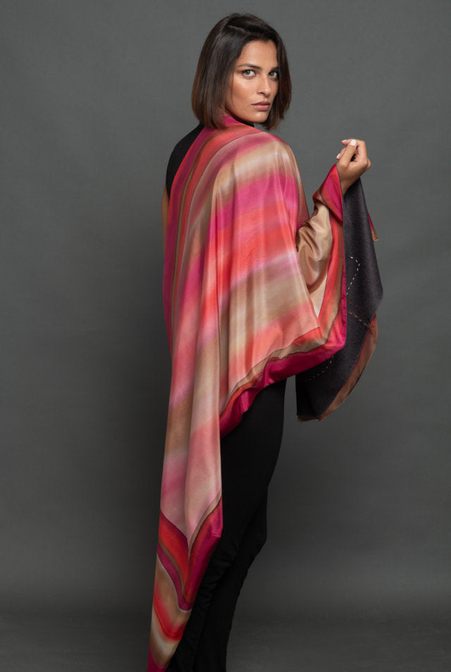 Women's Silk Shawl "Dream Sensations"