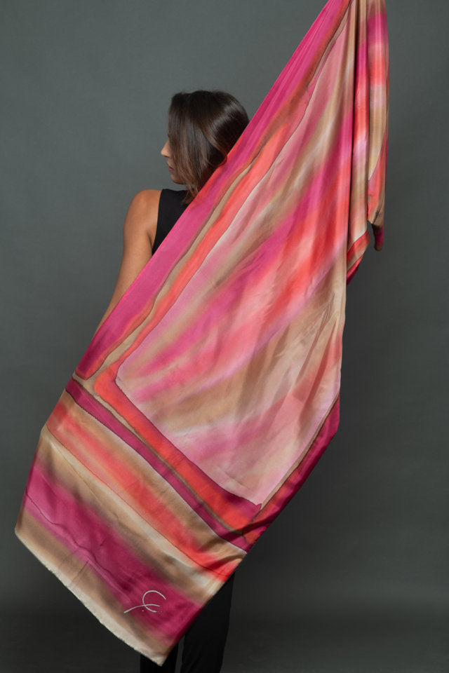 Women's Silk Shawl "Dream Sensations"