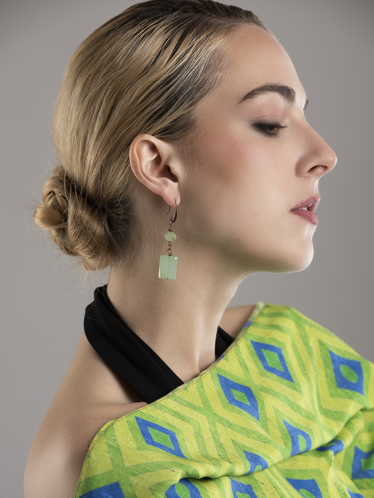 Drop Earrings “Emotions” Jade Pagodas