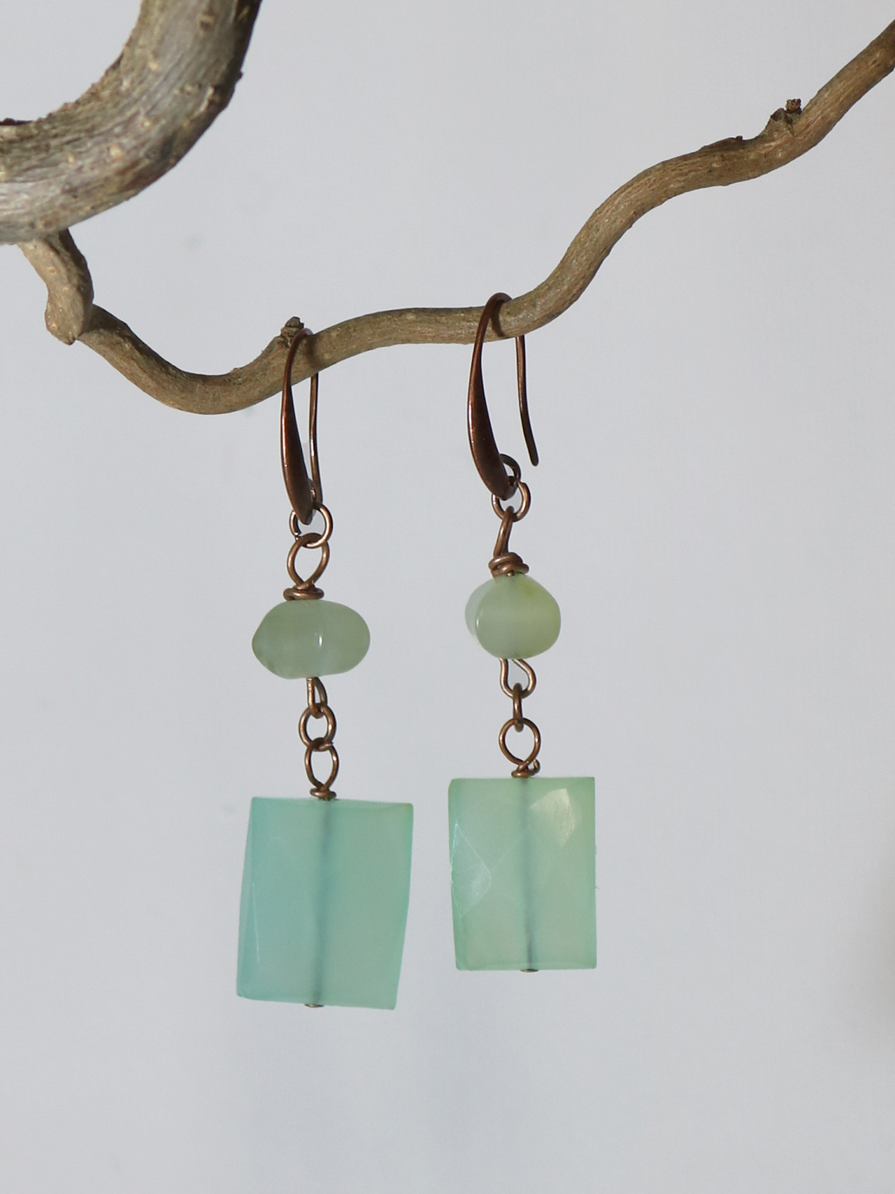 Drop Earrings “Emotions” Jade Pagodas