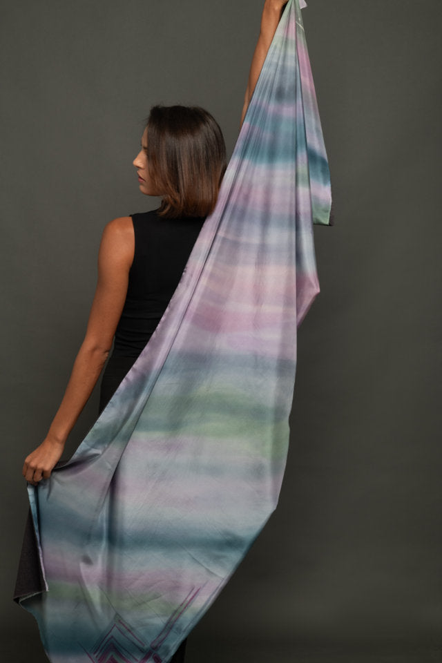 Women's Silk Shawl "Elegant Soul"