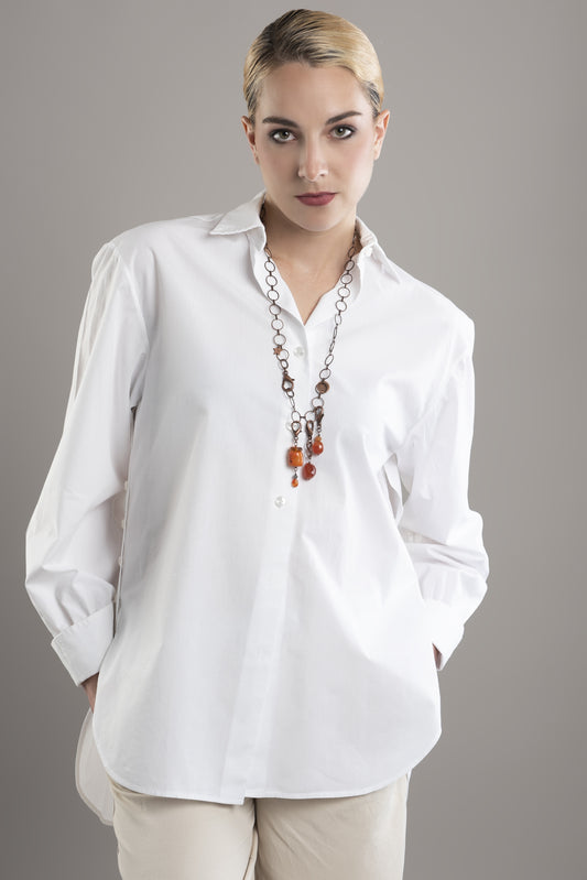 Cotton Poplin Shirt "Emanuel"