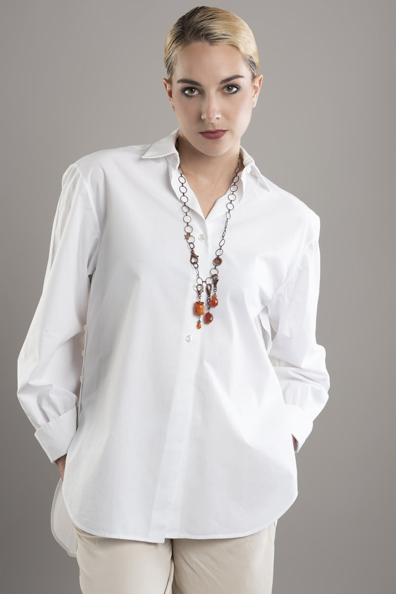 Cotton Poplin Shirt "Emanuel"