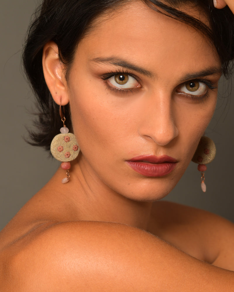 Women's Drop Earrings Fancy Medallions