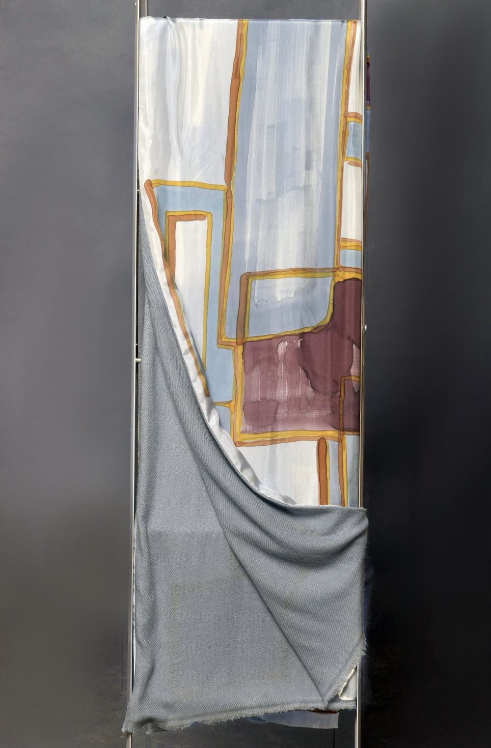 Women's Silk Cashmere Stole "Le Finestre sul Mare"