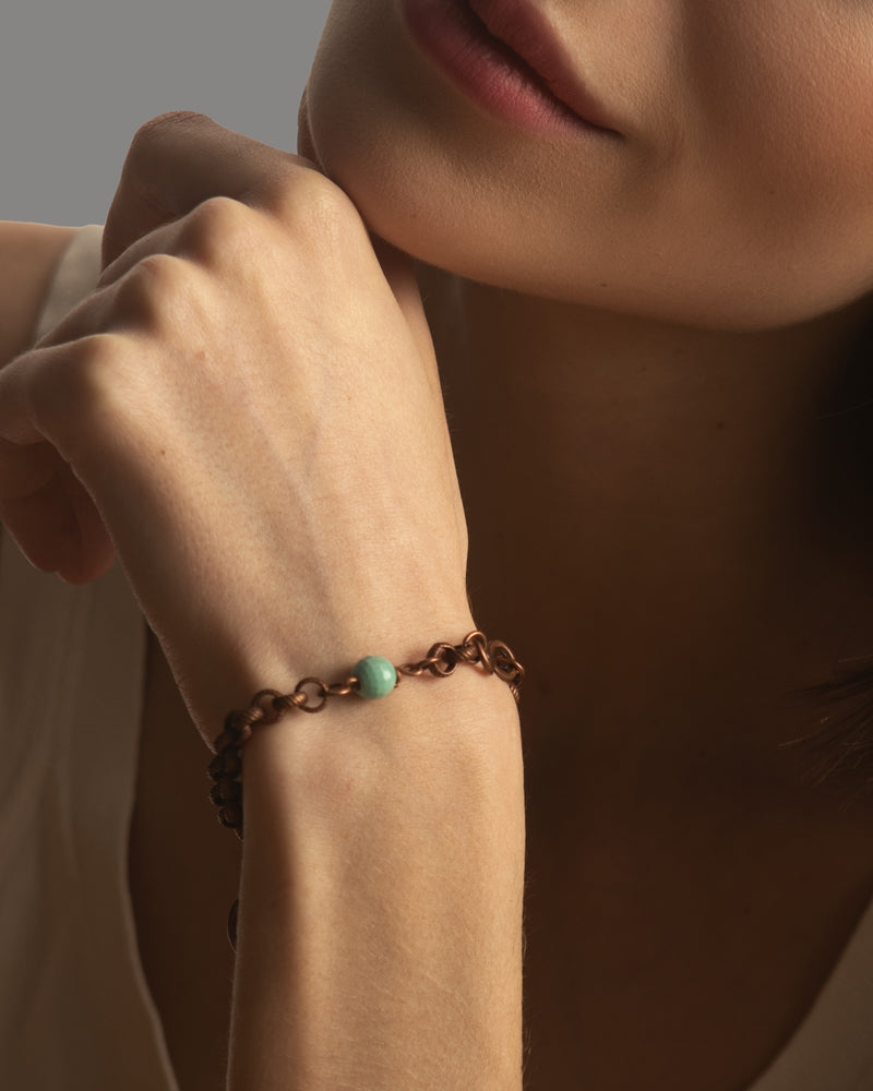 Bracelet Caribbean "Granada" Chrysoprase