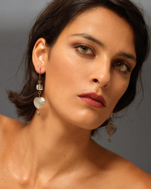 Women's Drop Earrings "Hearts"