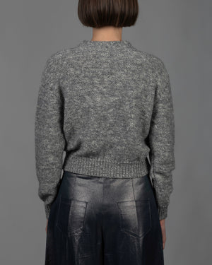 Women's Wool Blend Crew-Neck Sweater