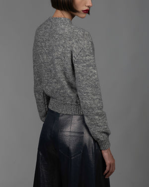 Women's Wool Blend Crew-Neck Sweater