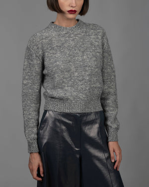 Women's Wool Blend Crew-Neck Sweater