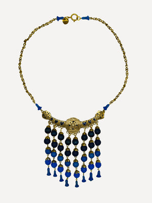 Necklace Blue Beads