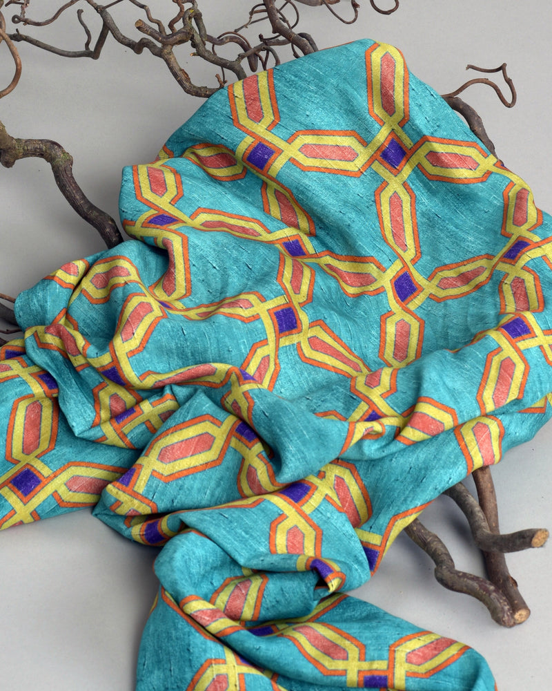 Octagonal Gallery Scarf Tribute to Milan 