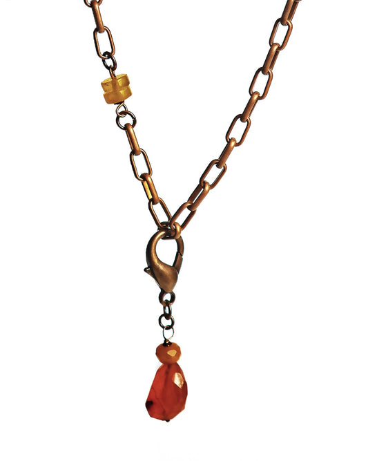 Pendant Necklace Carnelian