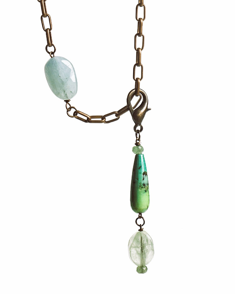 Pendant Necklace Chrysoprase