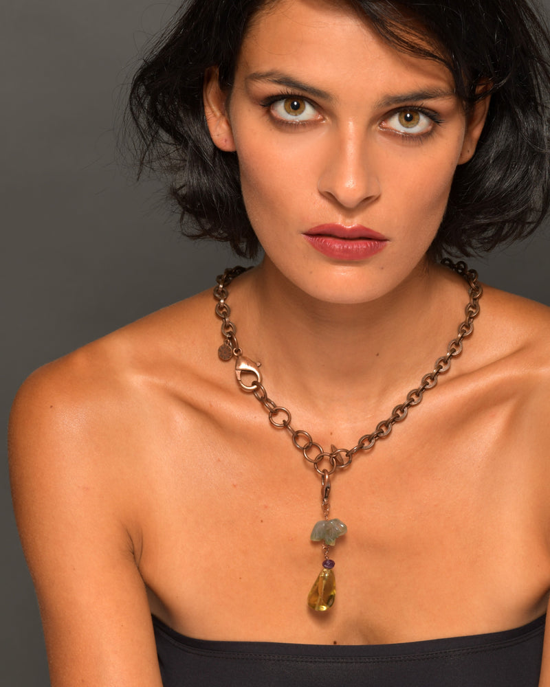 Women's Pendant Necklace “Les Animaliers - L’Éléphant"