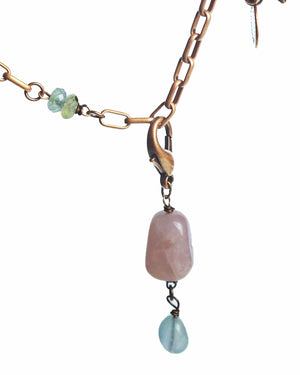 Pendant Necklace Rose Quartz