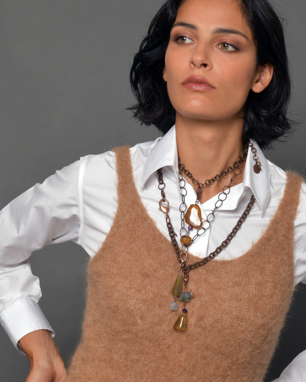 Collage Women's Pendant Necklaces 