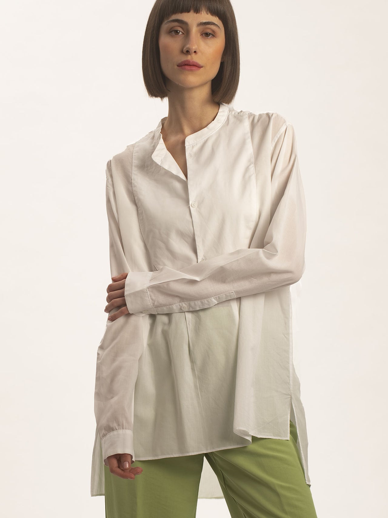 Cotton Poplin Shirt “Alfred”