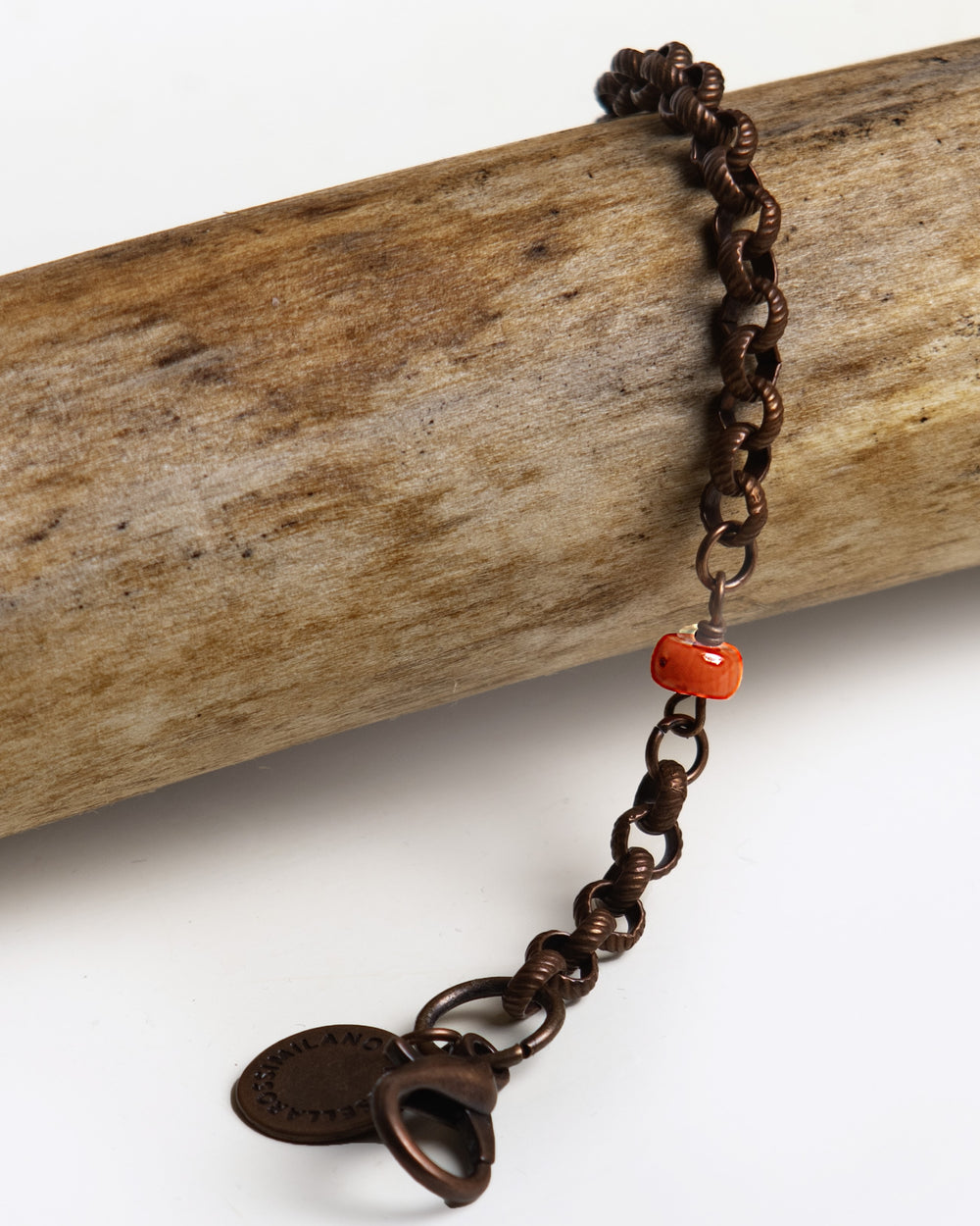 Bracelet Caribbean "Tobago" Coral Bamboo