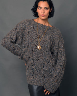 Women's Alpaca Boatneck Sweater