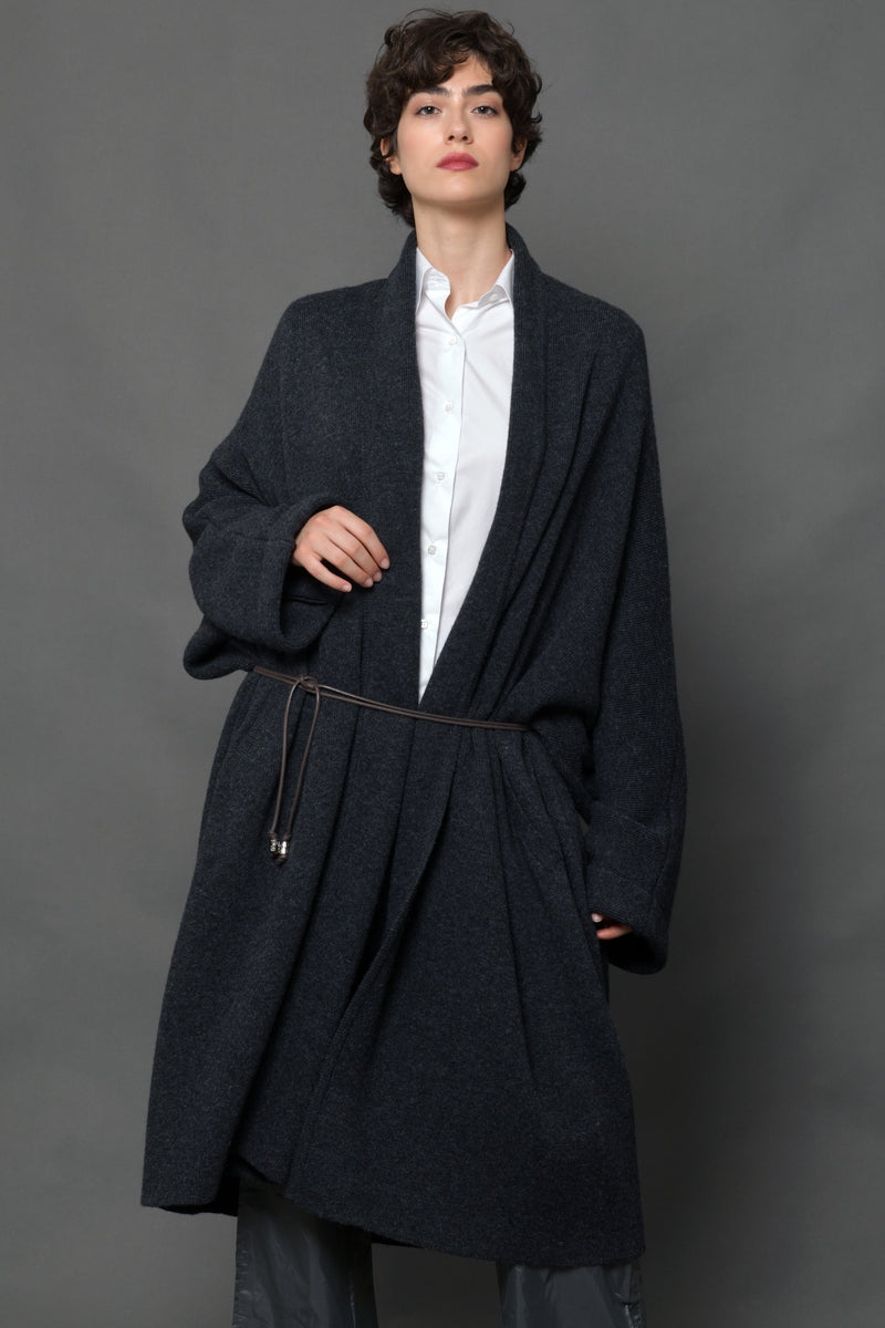 Women's Double-Faced Wool Belted Coat 